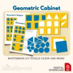 Geometric Cabinet Shapes DIY