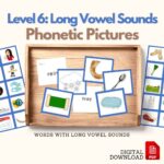 long vowel sounds picture cards stage 6