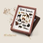 Wild Animals MindSprout Poster