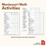 montessori math activities scope sequence