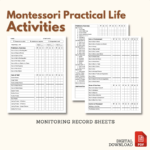 Montessori practical life activities